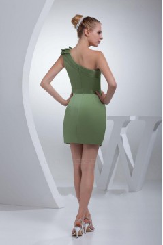 Short/Mini One-Shoulder Bridesmaid Dresses/Wedding Party Dresses BD010347
