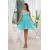 A-Line Sweetheart Short Blue Chiffon Bridesmaid Dresses/Wedding Party Dresses BD010371