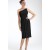 One-Shoulder Short Black Chiffon Bridesmaid Dresses/Wedding Party Dresses BD010375