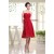 A-Line Sweetheart Short Red Chiffon Bridesmaid Dresses/Wedding Party Dresses BD010385