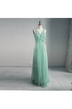 Sheath/Column Long Chiffon Bridesmaid Dresses/Wedding Party Dresses BD010398