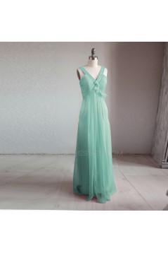 Sheath/Column Long Chiffon Bridesmaid Dresses/Wedding Party Dresses BD010398