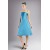A-Line Strapless Blue Knee-Length Bridesmaid Dresses/Wedding Party Dresses BD010402