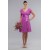 A-Line Short Purple Knee-Length Bridesmaid Dresses/Wedding Party Dresses BD010405