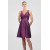 A-Line V-Neck Short Taffeta Bridesmaid Dresses/Wedding Party Dresses BD010427