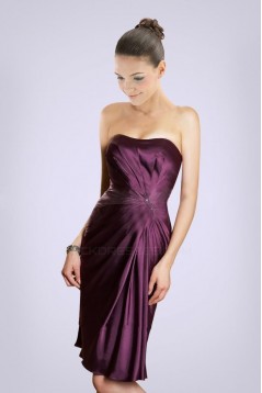 Short/Mini Strapless Bridesmaid Dresses/Wedding Party Dresses BD010431