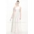 A-Line One-Shoulder Floor-Length White Chiffon Bridesmaid Dresses/Wedding Party Dresses BD010446