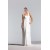Empire One-Shoulder Floor-Length Chiffon Bridesmaid Dresses/Wedding Party Dresses/Maternity Dresses BD010457