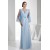 Sheath/Column Long Blue Chiffon Bridesmaid Dresses/Wedding Party Dresses BD010483
