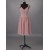 A-Line Short Pink Chiffon Bridesmaid Dresses/Evening Dresses BD010508