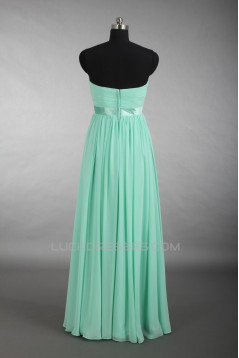 A-Line Sweetheart Long Chiffon Bridesmaid Dresses/Evening Dresses BD010522