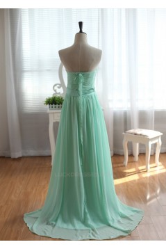 A-Line Sweetheart Long Chiffon Bridesmaid Dresses/Evening Dresses BD010523