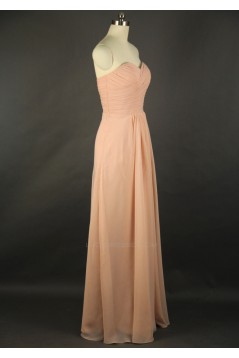 A-Line Sweetheart Long Chiffon Bridesmaid Dresses/Evening Dresses BD010529