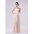 A-Line Strapless Long Chiffon Bridesmaid Dresses/Evening Dresses BD010574