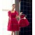 Short Cap-Sleeve Tulle Bridesmaid Dresses/Evening Dresses BD010589