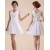 A-Line V-Neck Short Chiffon Bridesmaid Dresses/Evening Dresses BD010595