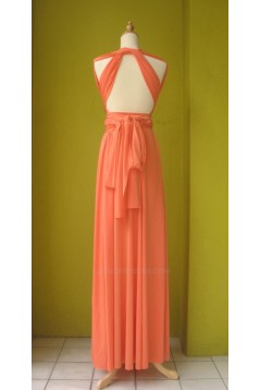 A-Line Long Chiffon Bridesmaid Dresses/Evening Dresses BD010635