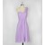 A-Line One-Shoulder Lilac Short Chiffon Bridesmaid Dresses/Evening Dresses BD010639