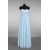 A-Line Strapless Long Blue Chiffon Bridesmaid Dresses/Evening Dresses BD010660