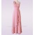 A-Line One-Shoulder Long Pink Chiffon Bridesmaid Dresses/Wedding Party Dresses BD010666