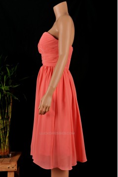 A-Line Sweetheart Short Chiffon Bridesmaid Dresses/Wedding Party Dresses BD010684