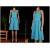 A-Line Short Blue Chiffon Bridesmaid Dresses/Wedding Party Dresses BD010688