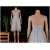 A-Line Short Grey Tulle Bridesmaid Dresses/Wedding Party Dresses BD010692