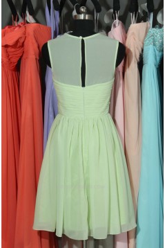 A-Line Short Chiffon Bridesmaid Dresses/Wedding Party Dresses BD010698