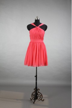 A-Line Short Chiffon Bridesmaid Dresses/Wedding Party Dresses BD010722