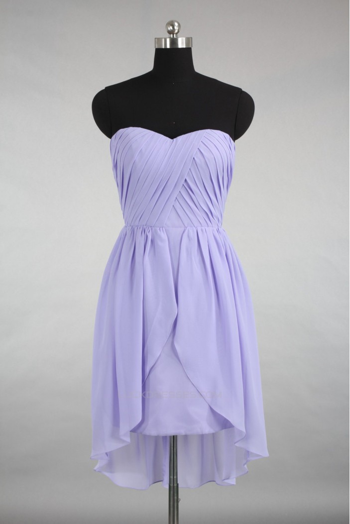 A-Line Sweetheart Short Chiffon Bridesmaid Dresses/Wedding Party Dresses BD010730