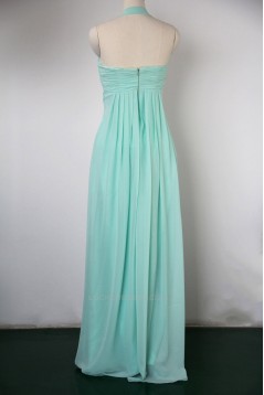 Empire Halter Long Chiffon Bridesmaid Dresses/Wedding Party Dresses/Maternity Dresses BD010748