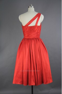 A-Line One-Shoulder Short Bridesmaid Dresses/Wedding Party Dresses BD010750