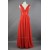 A-Line V-Neck Long Chiffon Bridesmaid Dresses/Wedding Party Dresses BD010754