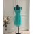 A-Line Straps Short Chiffon Bridesmaid Dresses/Wedding Party Dresses BD010761