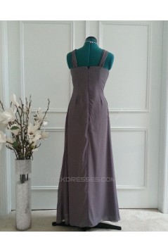 A-Line Long Chiffon Bridesmaid Dresses/Wedding Party Dresses BD010767