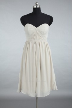 A-Line Sweetheart Short Chiffon Bridesmaid Dresses/Wedding Party Dresses BD010777