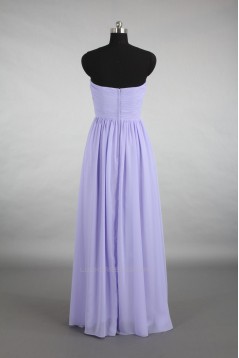 A-Line Sweetheart Long Chiffon Bridesmaid Dresses/Wedding Party Dresses BD010784