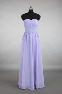 A-Line Sweetheart Long Chiffon Bridesmaid Dresses/Wedding Party Dresses BD010784