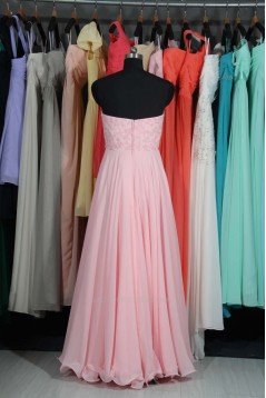 Empire Sweetheart Long Pink Bridesmaid Dresses/Evening Dresses/Maternity Dresses BD010788