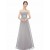A-Line Strapless Long Chiffon Bridesmaid Dresses/Evening Dresses BD010796