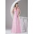 Floor-Length A-Line Halter Sleeveless Ruched Long Pink Bridesmaid Dresses 02010030