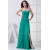 Floor-Length Chiffon Beading Long Green Bridesmaid Dresses 02010033