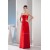 Floor-Length Sleeveless Long Red Bridesmaid Dresses 02010045