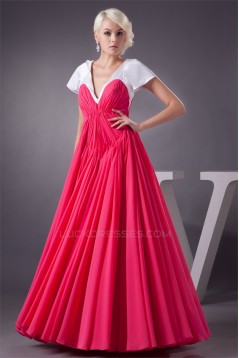 Ruffles A-Line Chiffon Long Bridesmaid Dresses 02010105