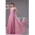 Most Popular Ruffles Strapless Chiffon Long Bridesmaid Dresses 02010106