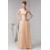 A-Line Spaghetti Strap Lace and Chiffon Long Bridesmaid Dresses 02010112