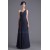 A-Line Chiffon One-Shoulder Long Bridesmaid Dresses 02010122
