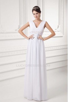 Beading V-Neck Floor-Length Sheath/Column Long Bridesmaid Dresses Maternity Bridesmaid Dresses 02010135
