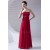 Criss Cross Chiffon Empire Strapless Maternity Long Red Maternity Bridesmaid Dresses 02010151