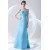 A-Line One-Shoulder Floor-Length Pleats Sleeveless Long Satin Bridesmaid Dresses 02010158